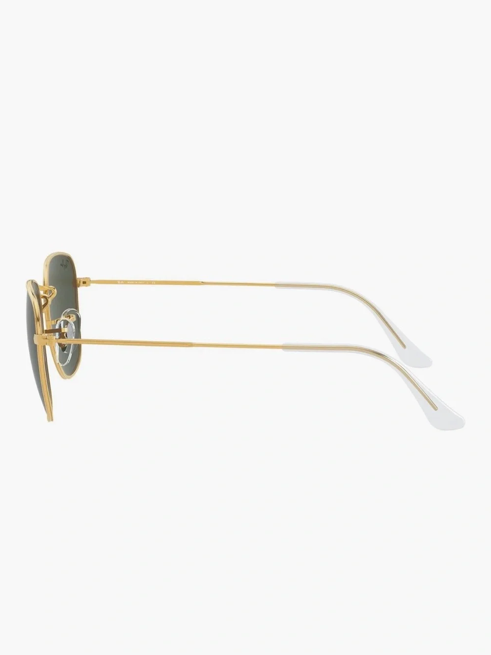 Ray-Ban Gold Frame Sunglasses with Dark Green Lenses